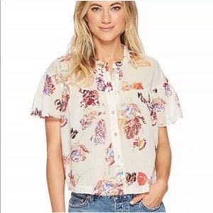 Free People Sweet Escape Top Size M Floral print